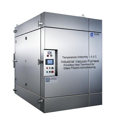 温度均一性 ± 3C 9点試験 ガラス製品製造のための熱処理を提供する産業用真空炉