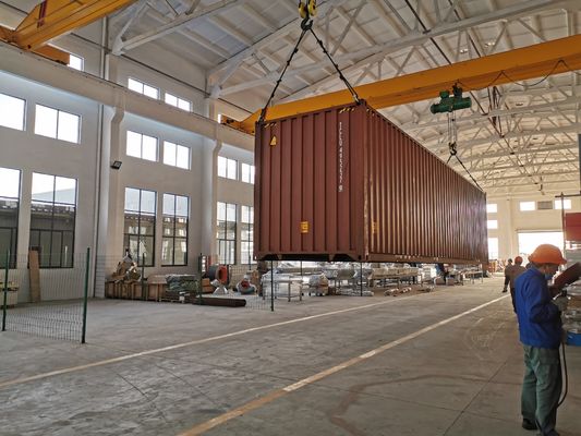 容器生産のための工業用ガラス炉 110~125m3/t 消費量と0.5-3.5m3の室効果体積