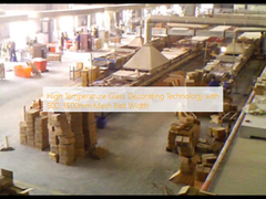 高温ガラス装飾技術 500-3500mm メッシュベルト幅