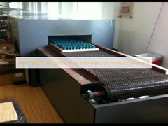 メッシュベルト型 光学ガラスストライプ 精密焼却炉